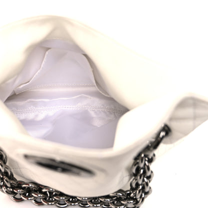 Chanel Lambskin Quilted New Lock Flap White 5 of 12