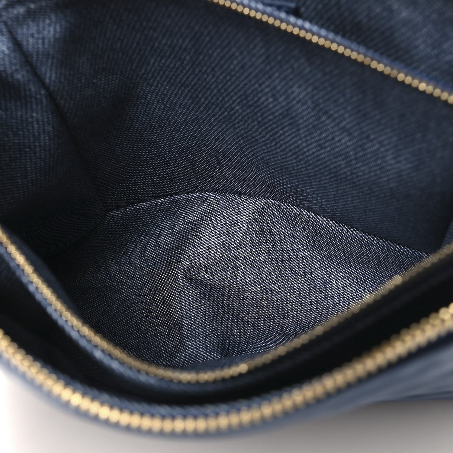 Louis Vuitton Lambskin Embossed Monogram Coussin PM Denim Blue 6 of 11