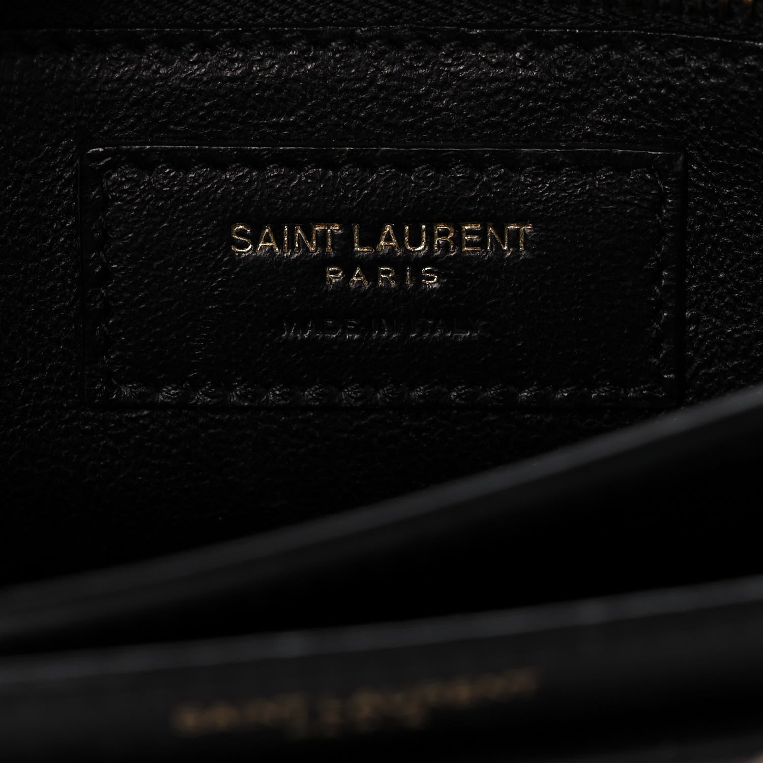 Saint Laurent Suede Leopard Print Monogram Cassandra Clasp Bag Black 5 of 9