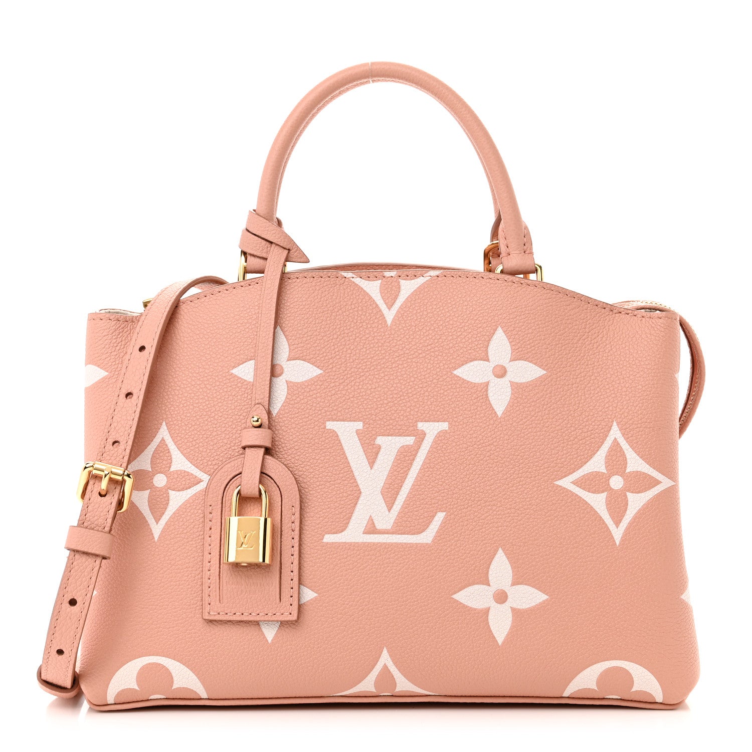 Louis Vuitton Empreinte Monogram Giant Petit Palais Rose Trianon Creme 1 of 9