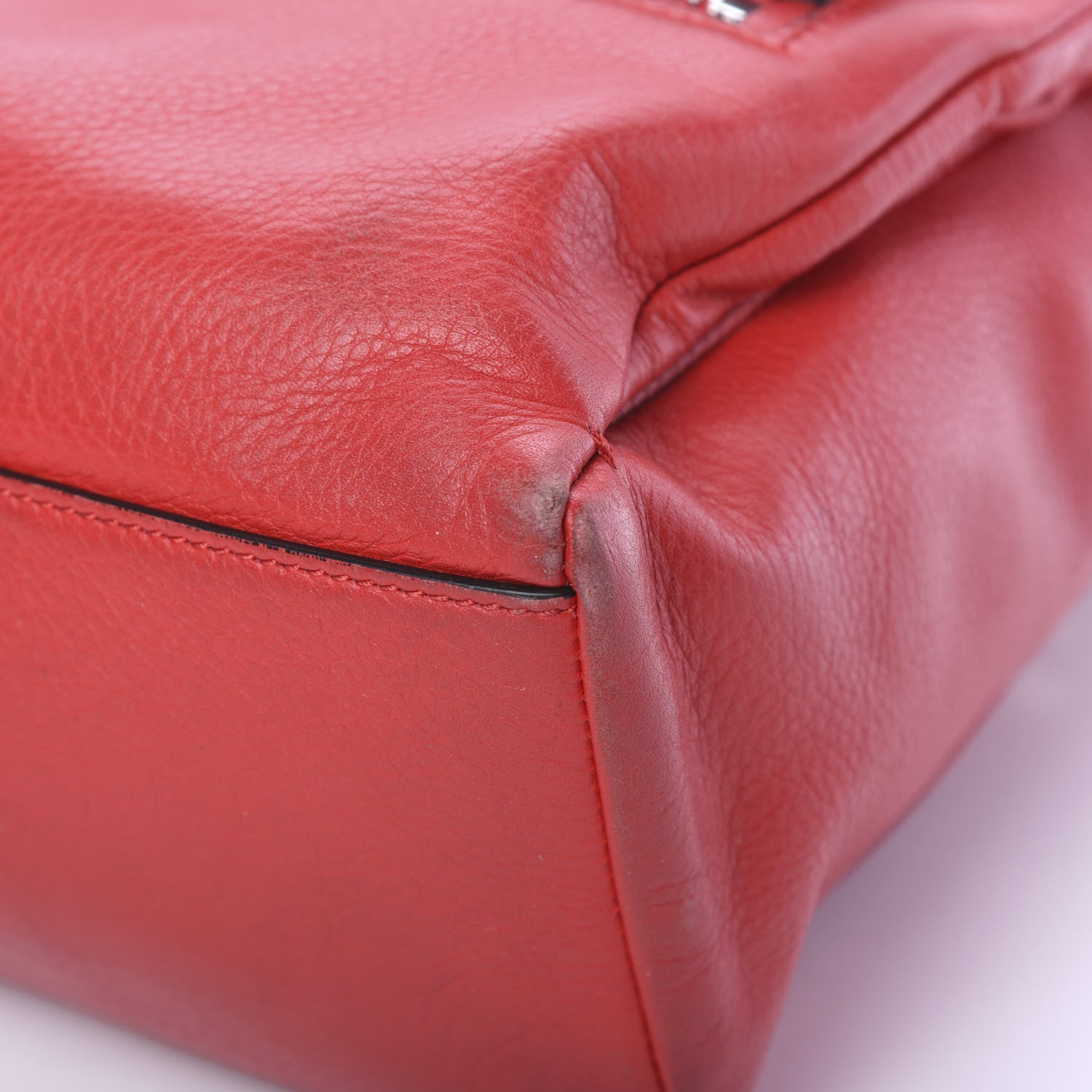 Givenchy Waxy Grained Calfskin Mini Pandora Pure Flap Bag Medium Red 9 of 17