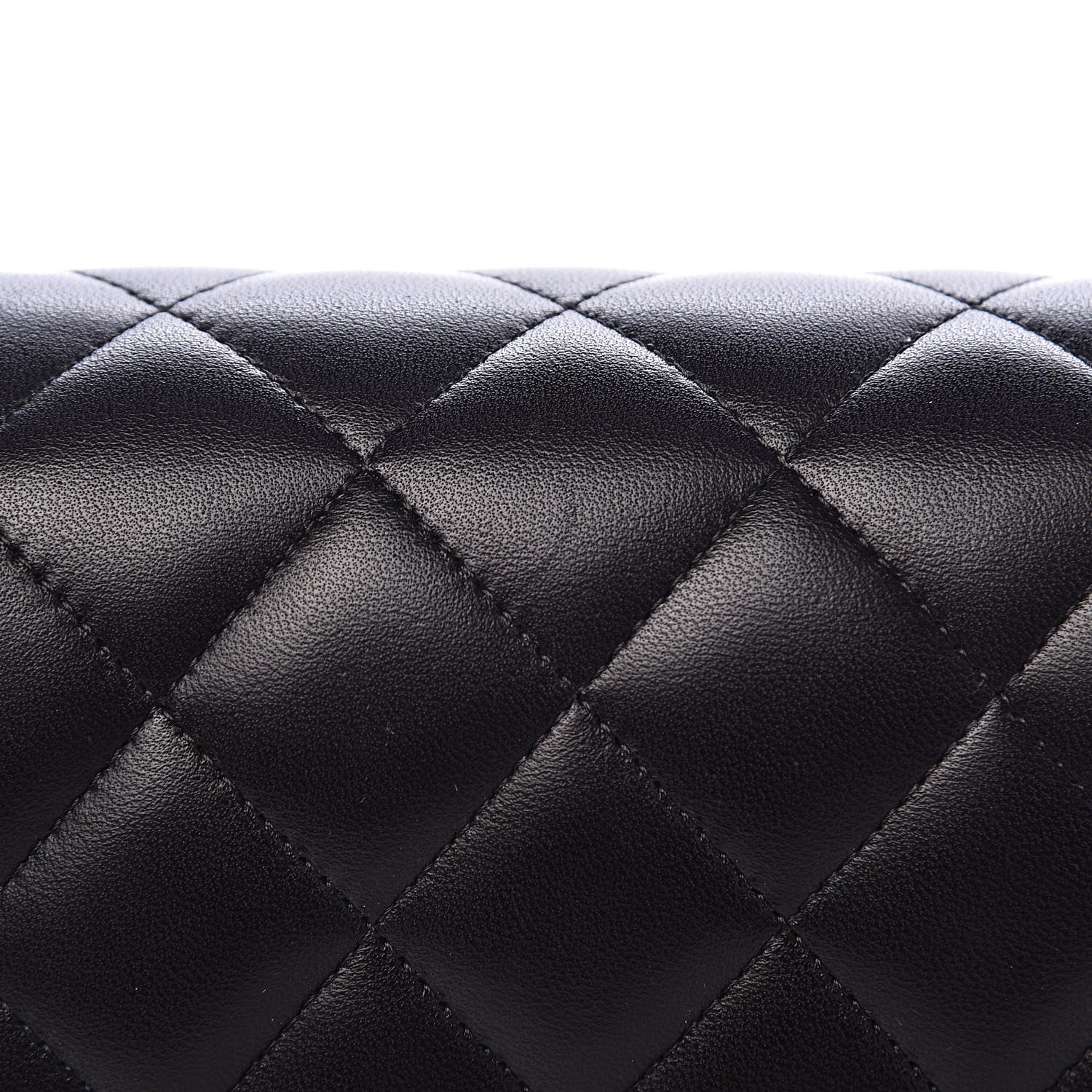Chanel Lambskin Quilted Jumbo Double Flap Black 14 of 17