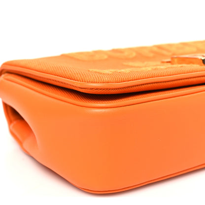 Burberry Canvas Horseferry Print Small Lola Bag Deep Orange 9 of 10