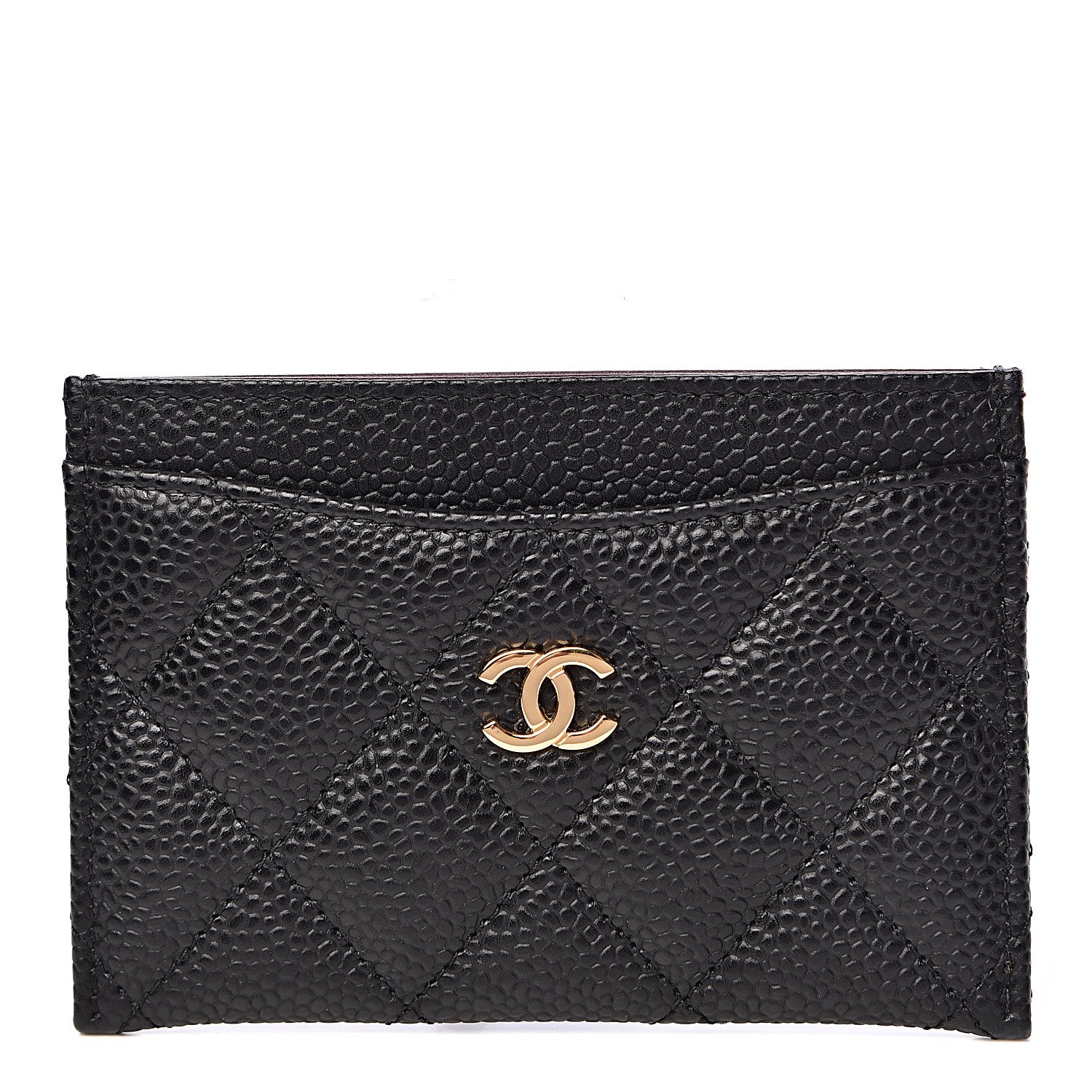 Chanel Caviar Quilted Card Holder Black 1 of 9