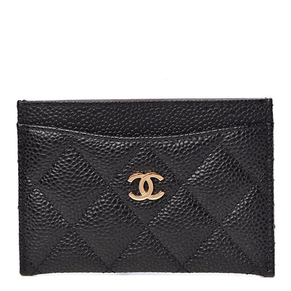 Chanel Caviar Quilted Card Holder Black 1 of 9