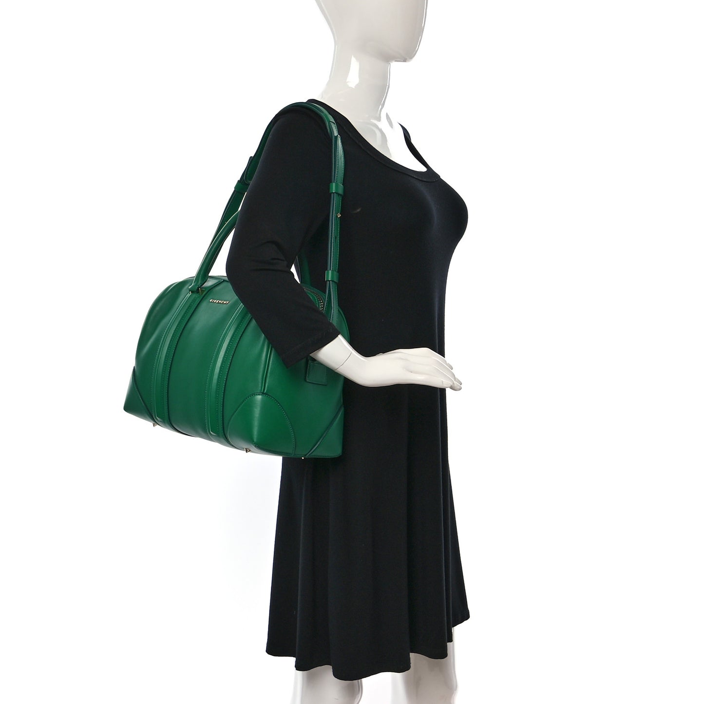 Calfskin Medium Lucrezia Duffle Bag Green