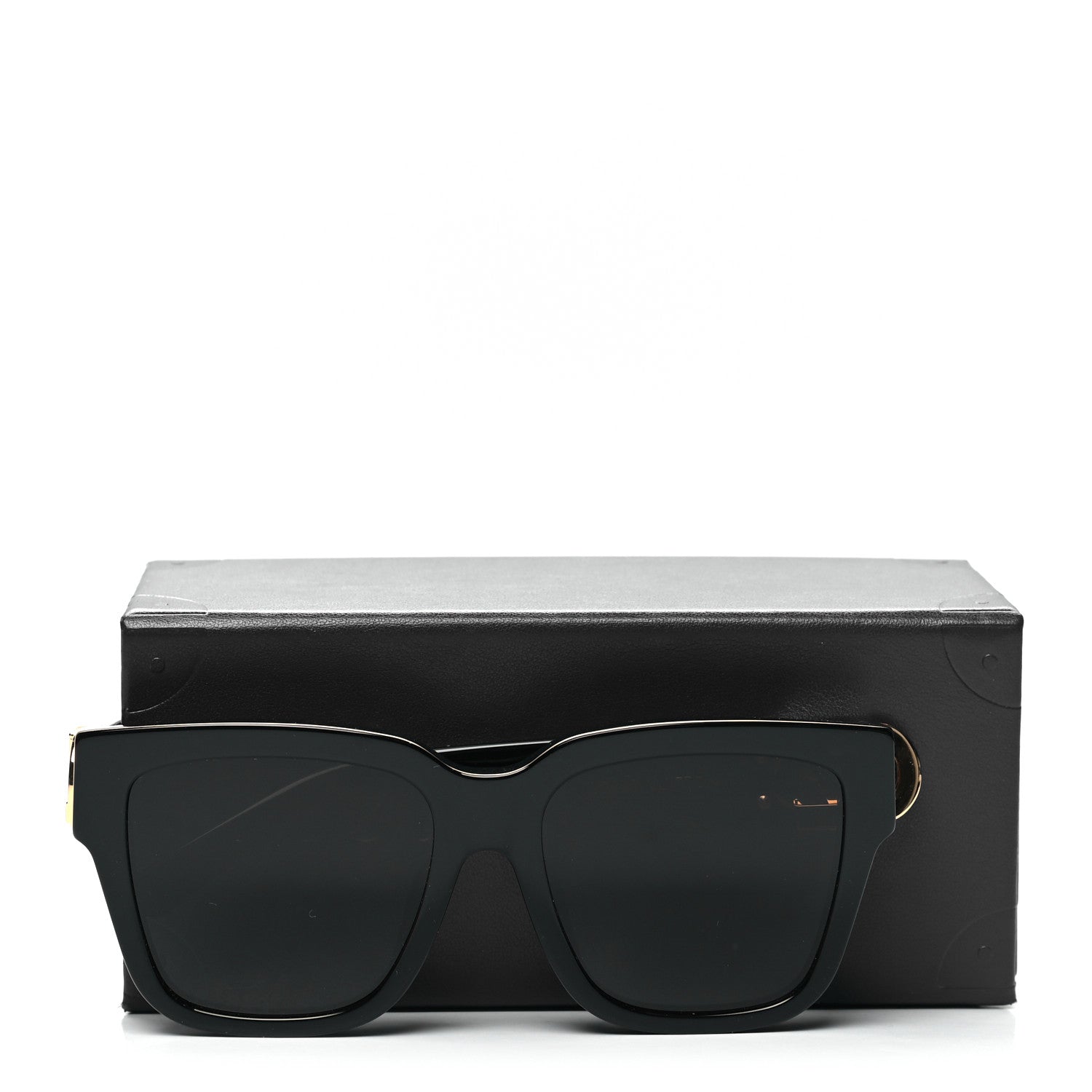 Louis Vuitton Acetate LV Link PM Square Sunglasses Z1566E Black 8 of 8