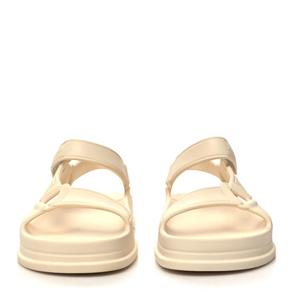Fendi Rubber FF Sporty Hiker 25mm Sandals 38 Chalk 2 of 8