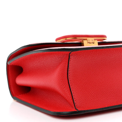 Valentino Garavani Grained Calfskin Small VSling Shoulder Bag Red 8 of 10