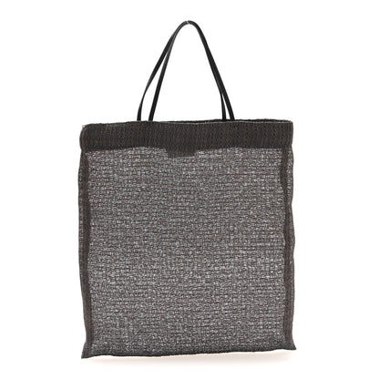 The Row Mesh Saddle Calfskin Mini Barn Tote Bag Blue 1 of 10