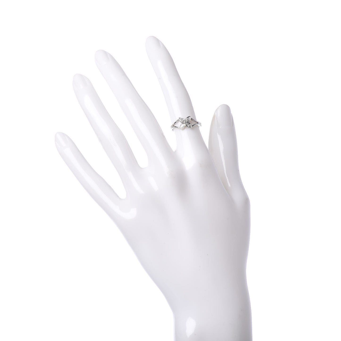 Platinum Diamond Victoria Ring 48 4.5