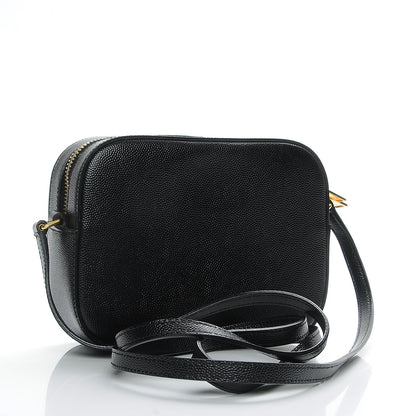 Saint Laurent Grain De Poudre Small Classic Monogram Camera Bag Black 3 of 6