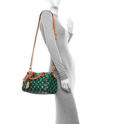 Louis Vuitton Calfskin Monogram Speedy P9 Bandouliere 25 Green 2 of 11
