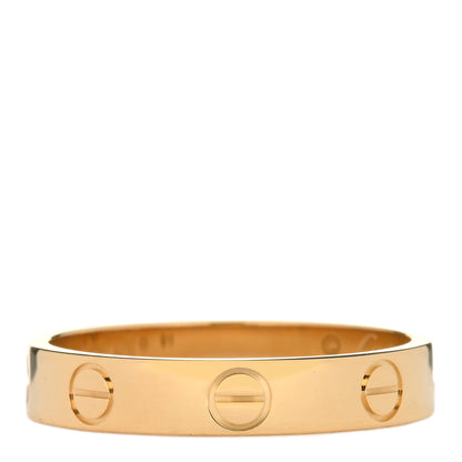 Cartier 18K Yellow Gold 3.5mm LOVE Wedding Band Ring 53 6.25 1 of 3