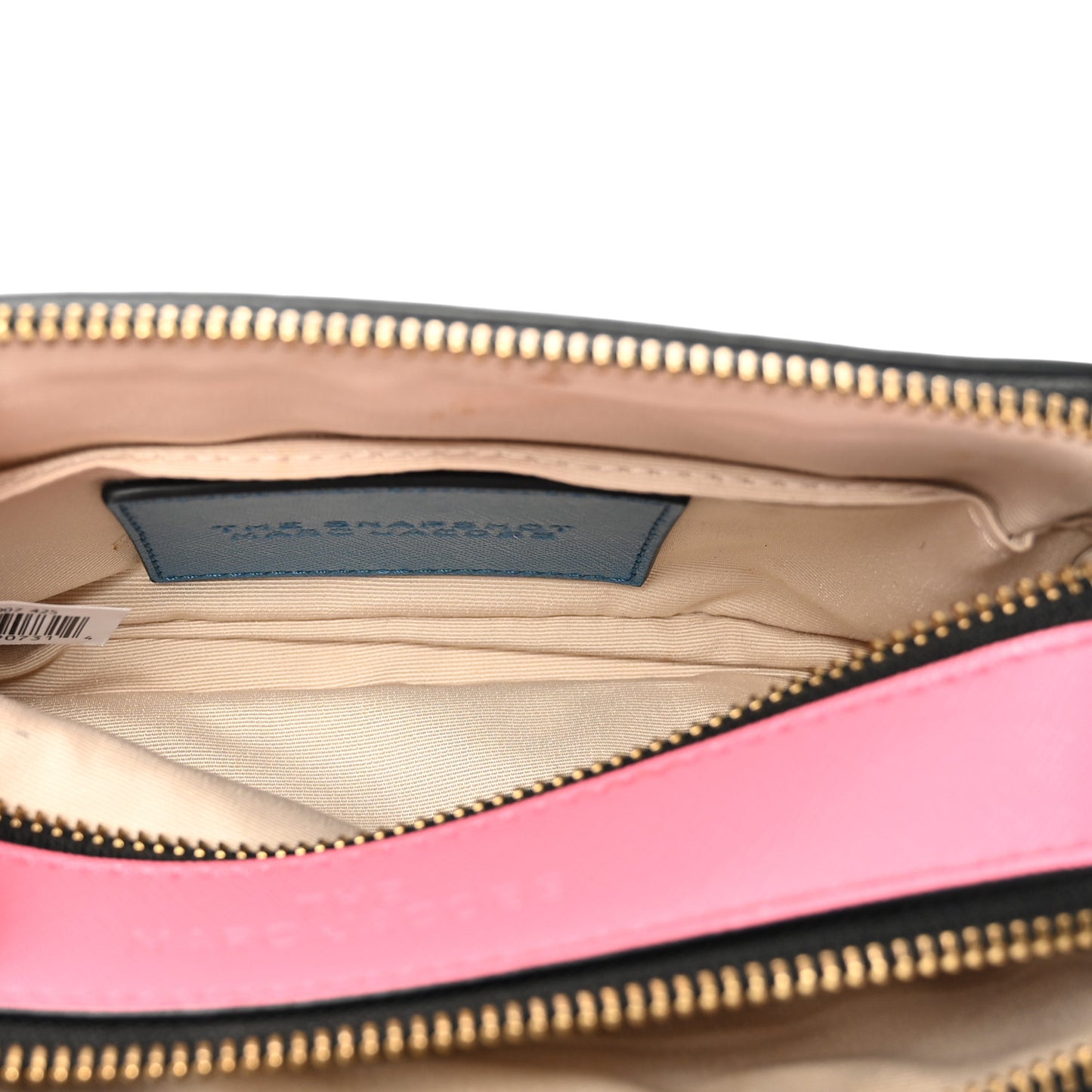 Saffiano Small Snapshot Camera Bag Blue Multicolor
