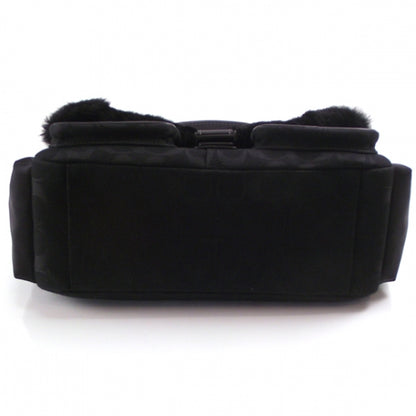FASHIONPHILE COACHSkiPocketFurTrimmedFlapBag3590 5 of 17