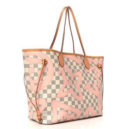 Louis Vuitton Damier Azur Tahitienne Neverfull MM 4 of 10