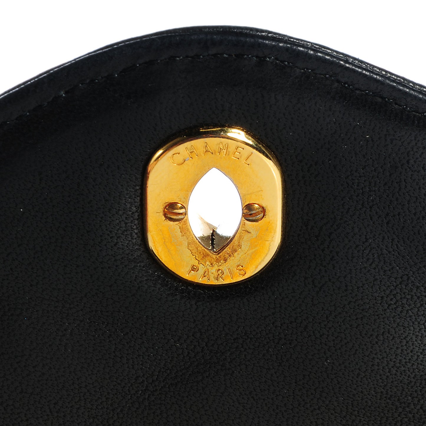 Lambskin Small Double Flap Black