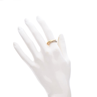 Cartier 18K Pink Yellow White Gold Small Trinity Ring 52 6 2 of 10