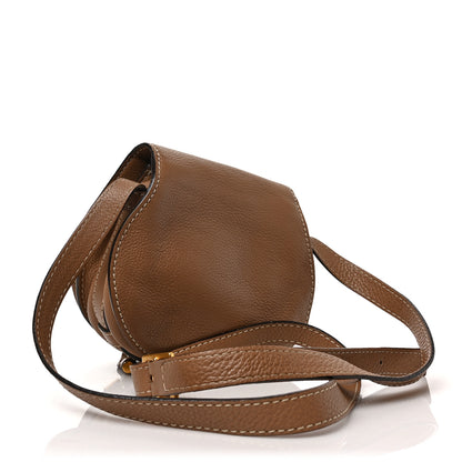 Chloe Calfskin Mini Marcie Round Crossbody Bag Nut 3 of 8