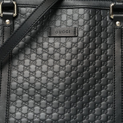 Gucci Soft Microguccissima Small Zippered Satchel Black 10 of 12