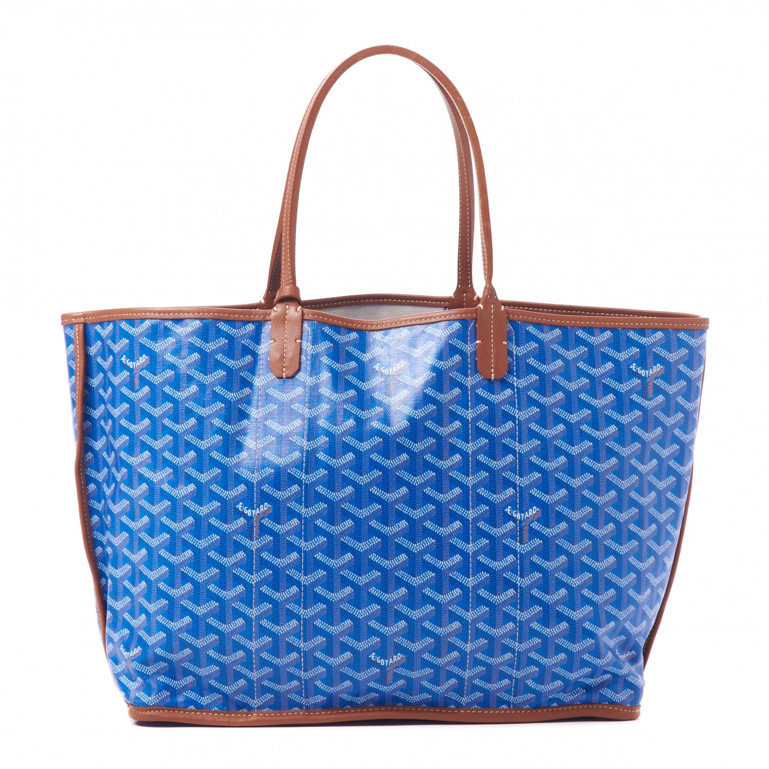 Goyard Goyardine Reversible Pertuis PM Sky Blue 1 of 10