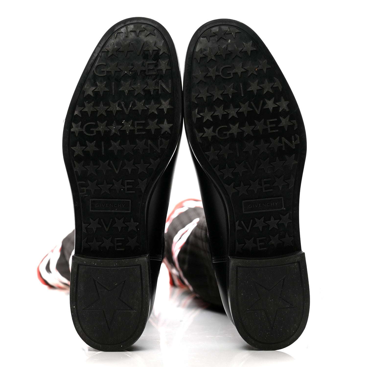 Givenchy Knit Rubber Storm Over The Knee Boots 41 Black 5 of 10