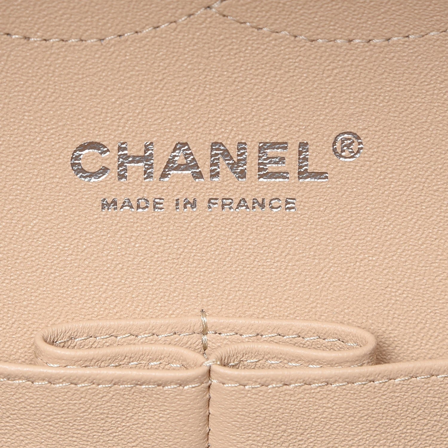 Chanel Caviar Quilted Jumbo Double Flap Beige Clair 7 of 9