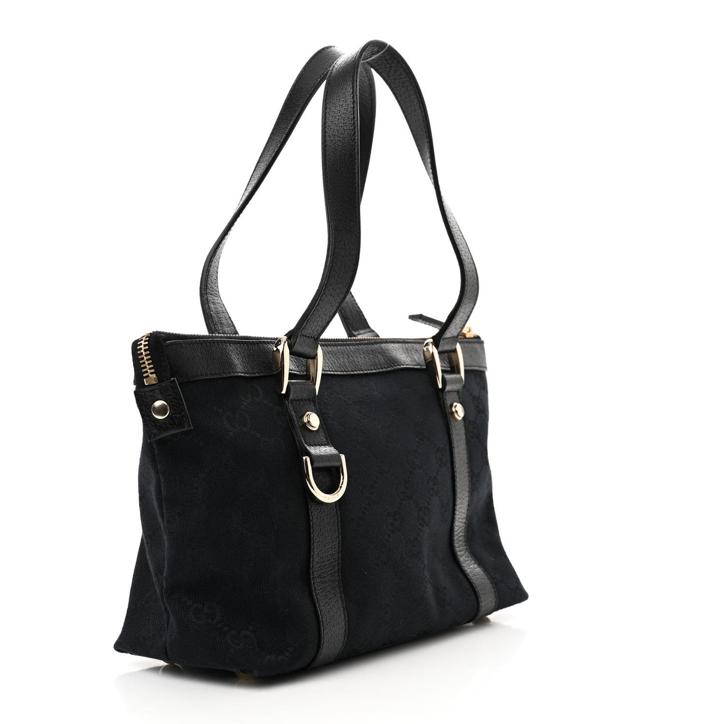 Monogram Small Abbey Tote Black