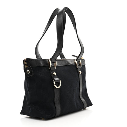 Gucci Monogram Small Abbey Tote Black 3 of 13