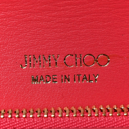Jimmy Choo Patent Milla Wallet on Chain Geranium 5 of 8