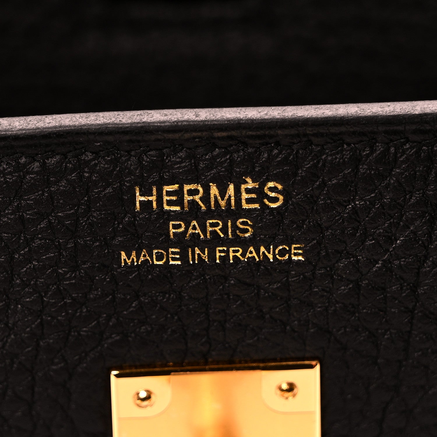 Hermes Togo Birkin 25 Black 6 of 11