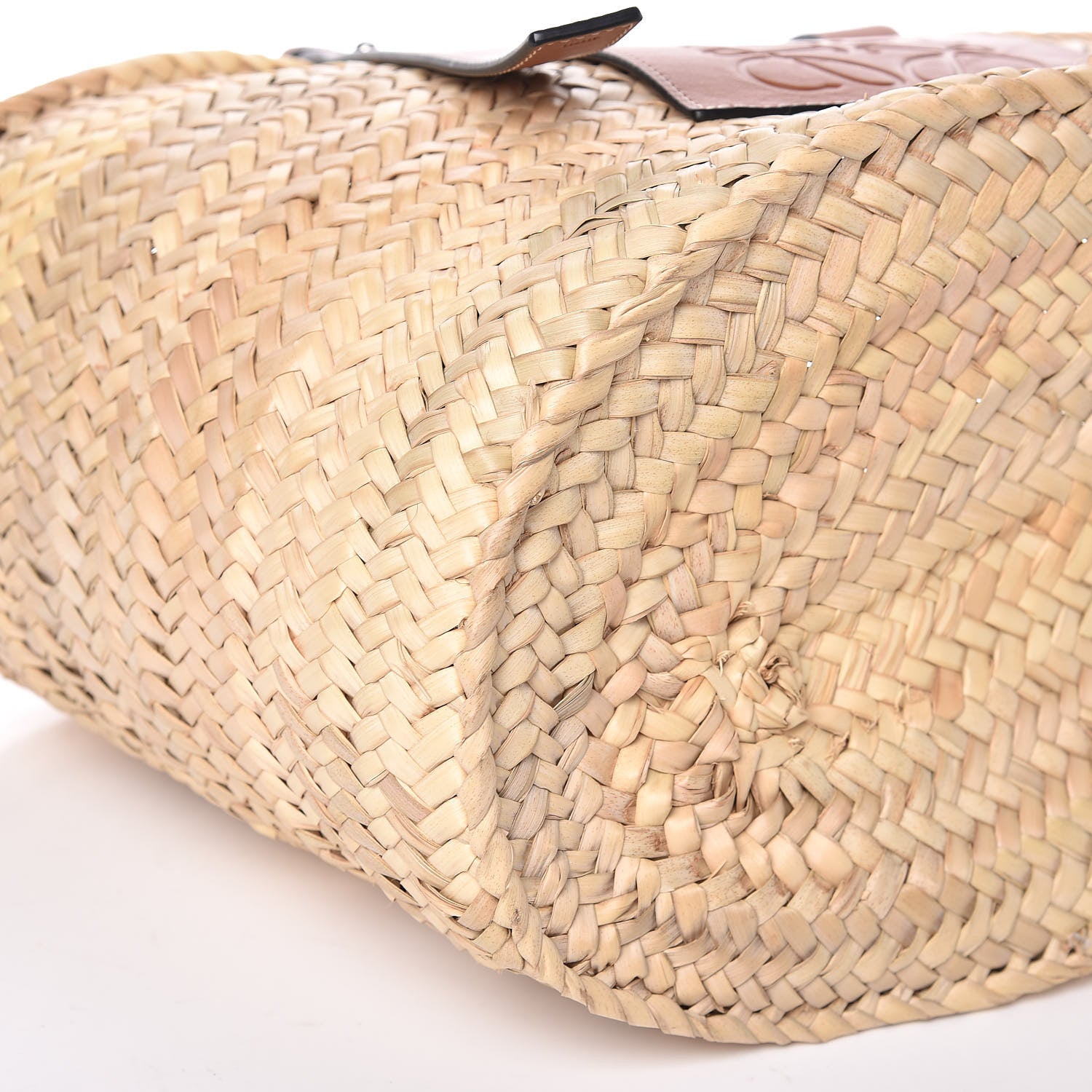 Loewe Raffia Large Basket Tote Bag Natural Tan 8 of 9