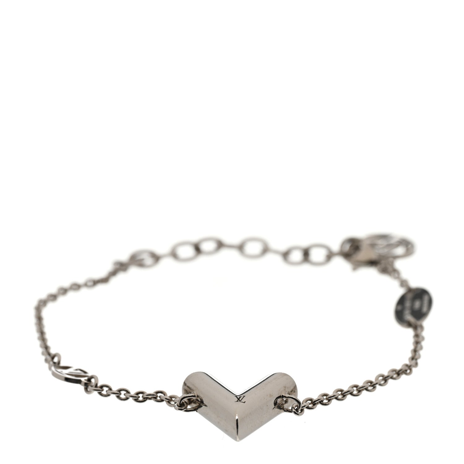 Louis Vuitton Essential V Supple Bracelet Silver 1 of 5
