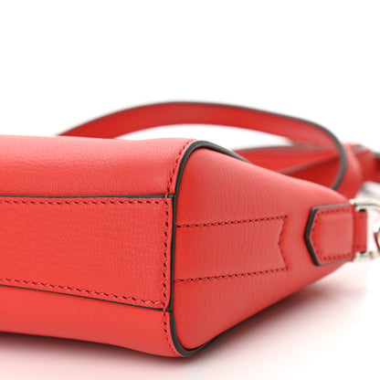 Givenchy Sugar Goatskin Nano Antigona Light Red 9 of 9