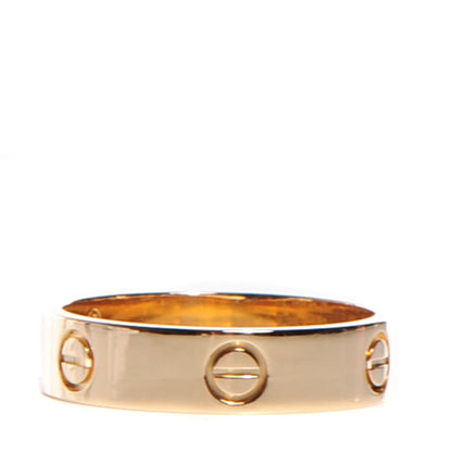 Cartier 18K Yellow Gold 6mm LOVE Ring 63 10.5 1 of 4