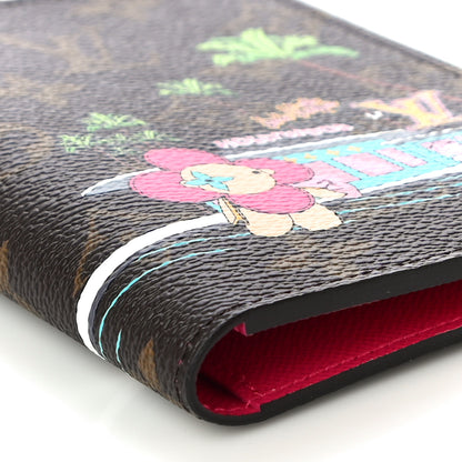 Louis Vuitton Monogram 2021 Christmas Animation Hollywood Passport Cover Fuchsia 8 of 9