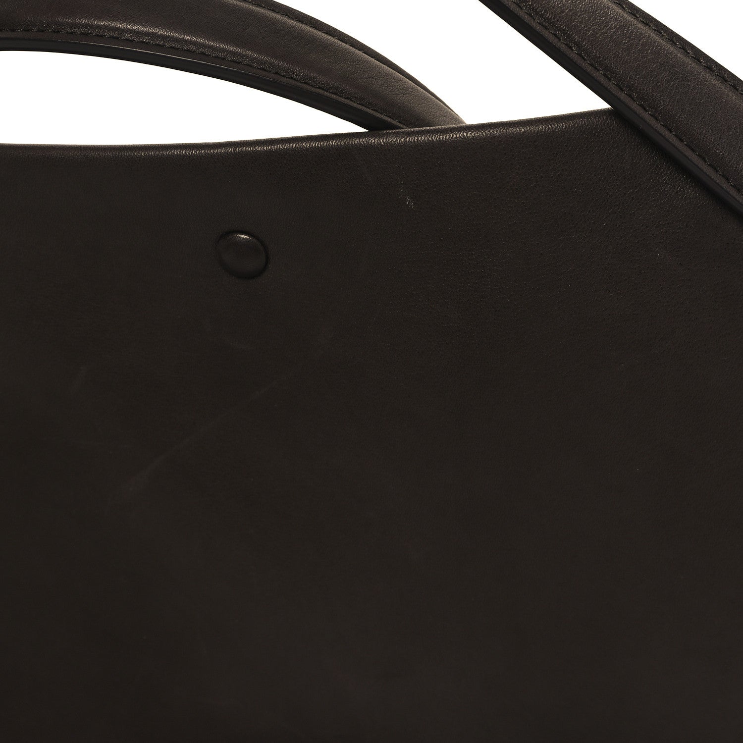 The Row Polished Saddle Calfskin Idaho Top Handle Dark Brown 10 of 11