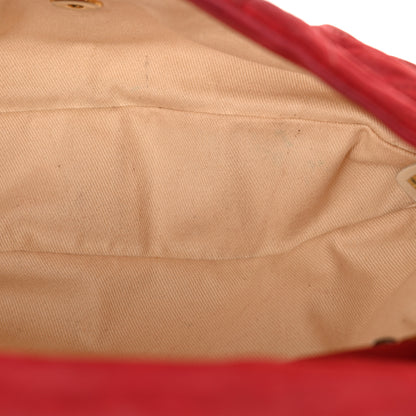 Chanel Iridescent Calfskin Large Chic Quilt Flap Red 12 of 15