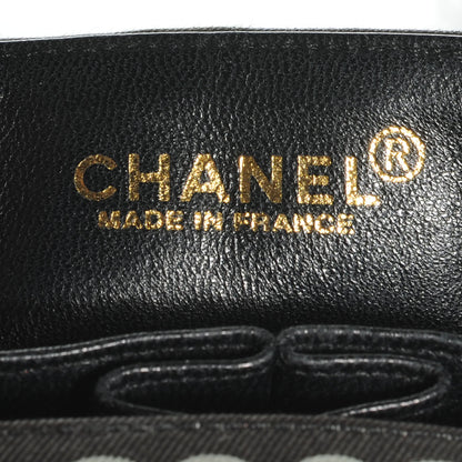 Chanel Canvas Chocolate Bar Quilted Coco East West Flap Black 7 of 7
