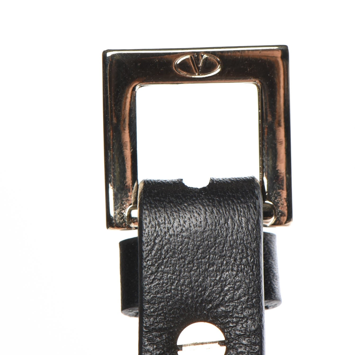 Valentino Garavani Vitello Rockstud Bracelet Black 5 of 6