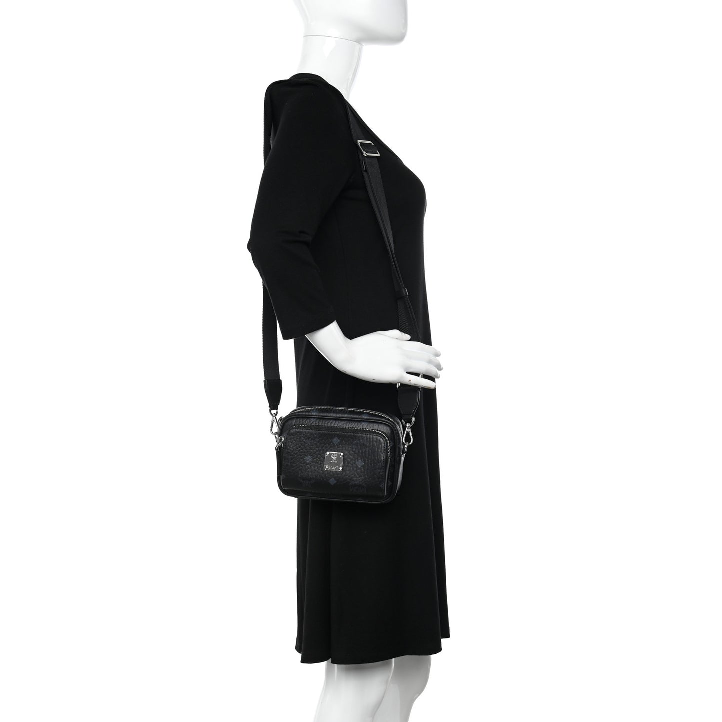 Visetos Klassik Crossbody Bag Black