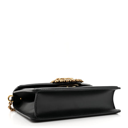 Dolce & Gabbana Smooth Calfskin Small Devotion Envelope Top Handle Bag Black 4 of 10