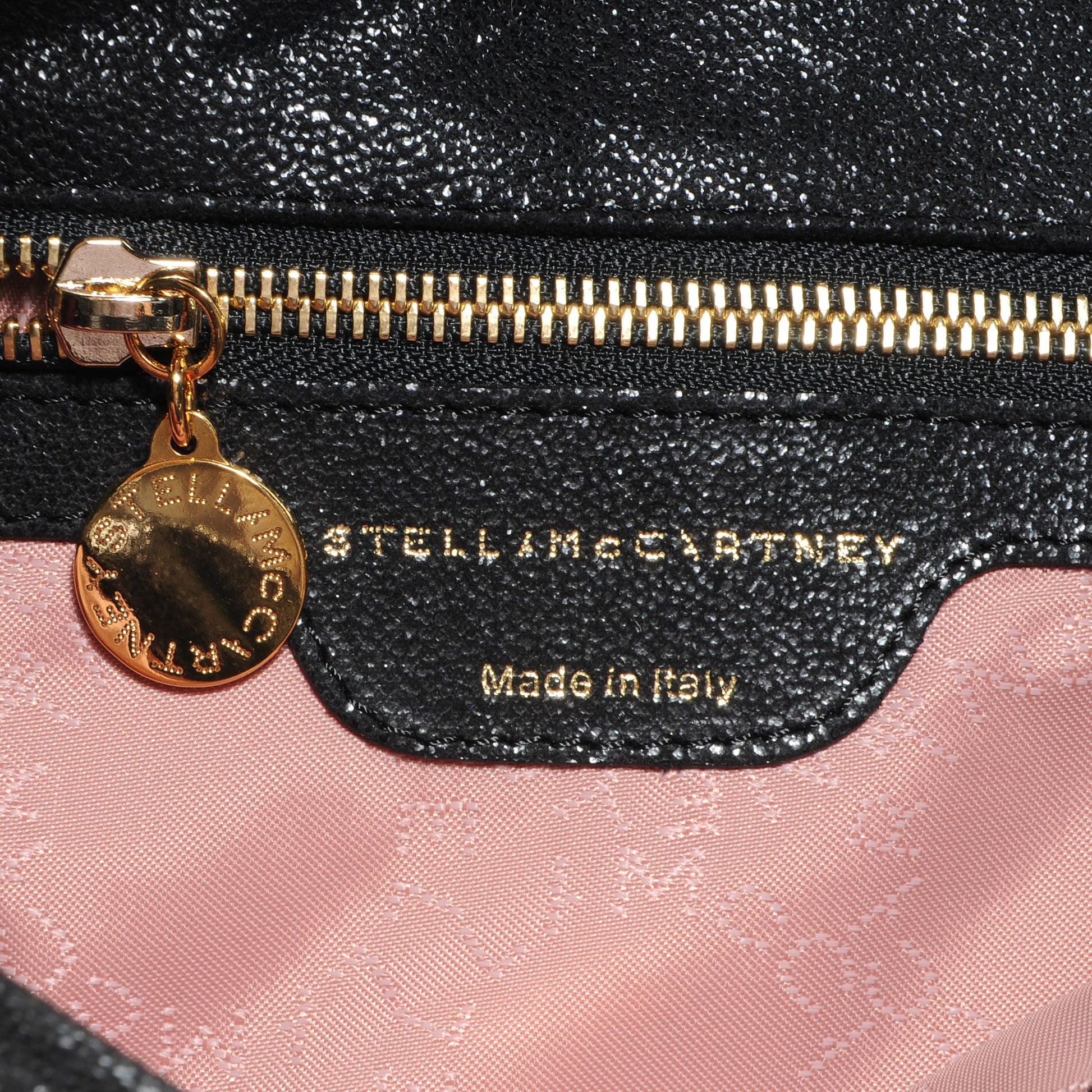 Stella McCartney Faux Leather Shaggy Deer Falabella Black 6 of 8