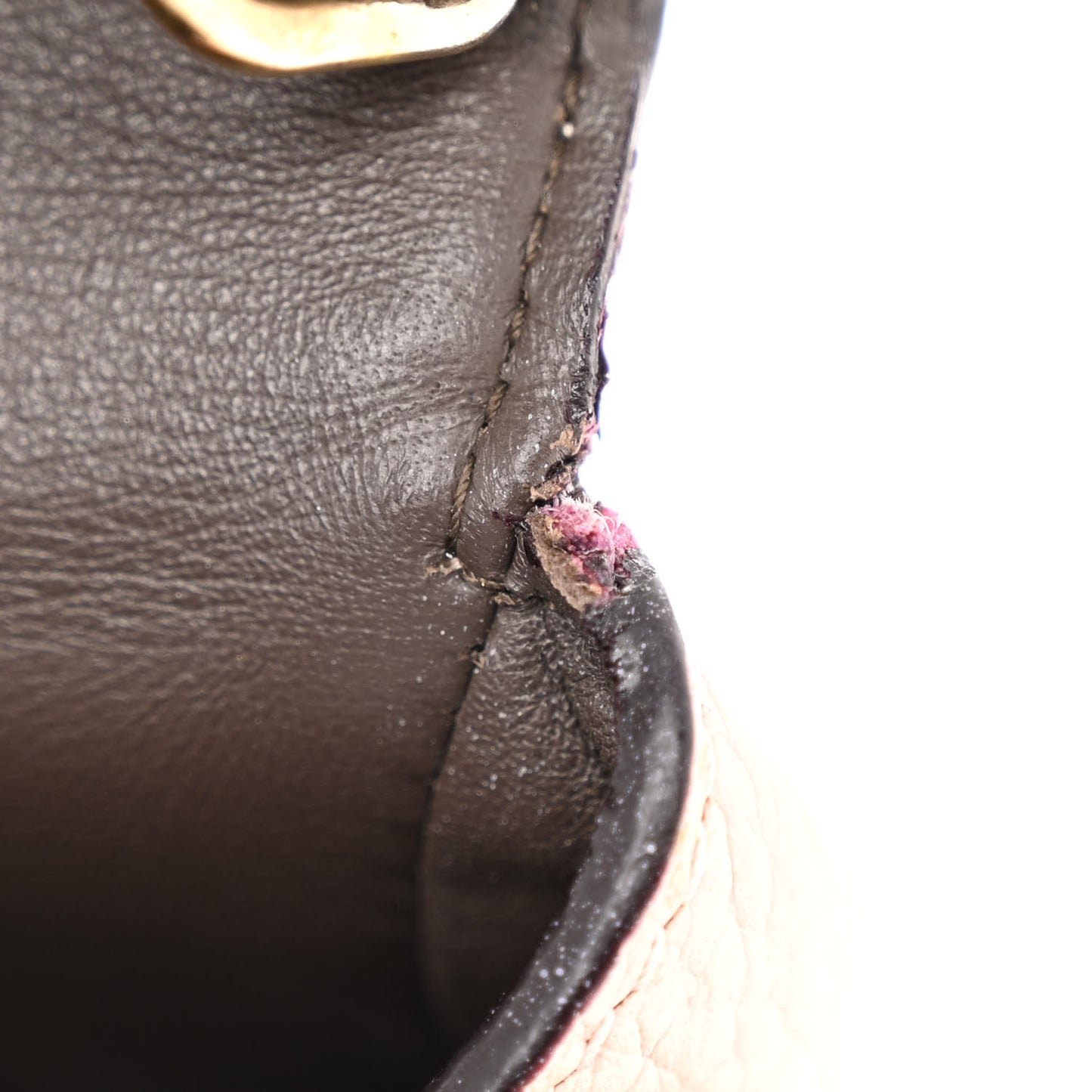 Bullcalf Mini Be Dior Flap Rose Poudre