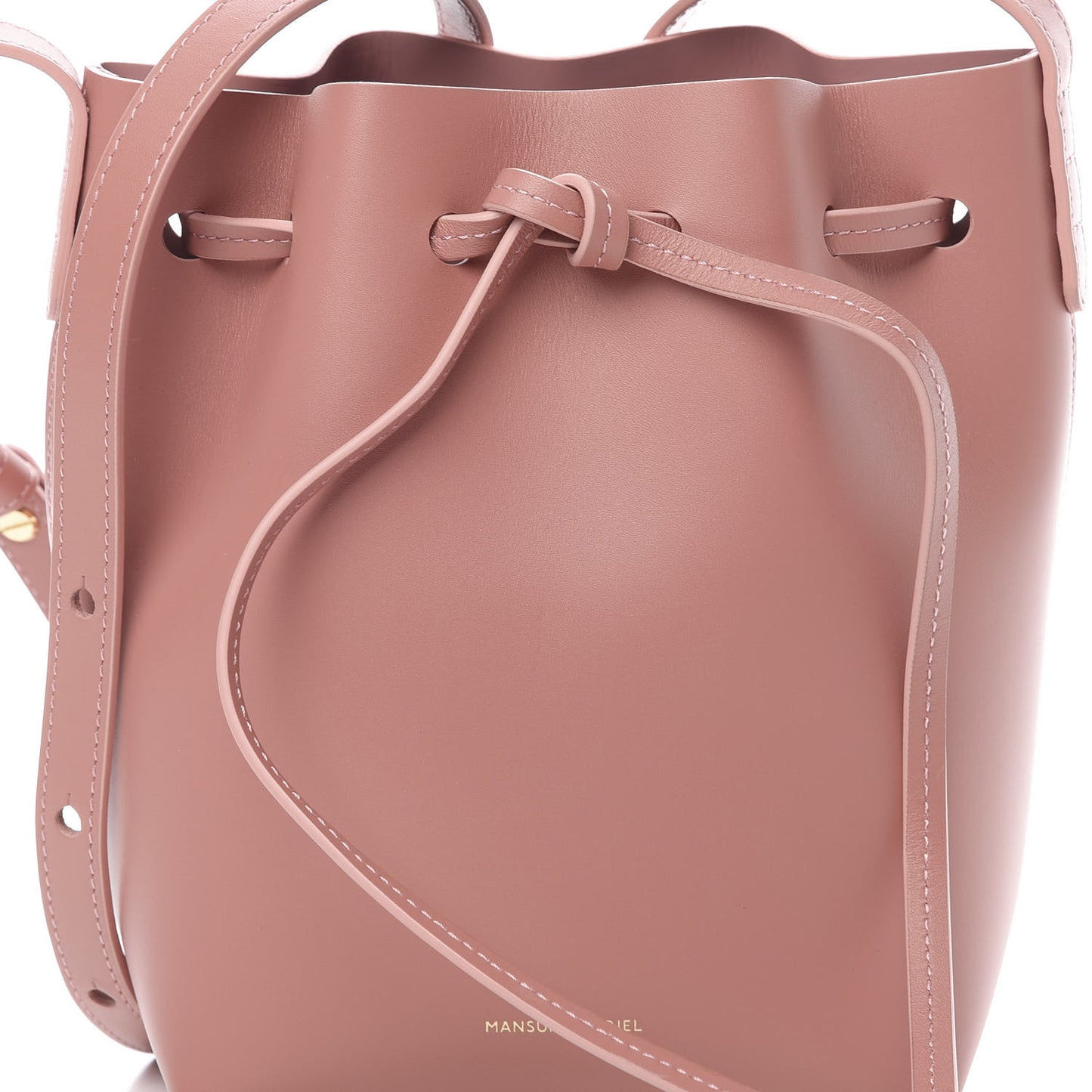 Calfskin Mini Mini Bucket Bag Blush