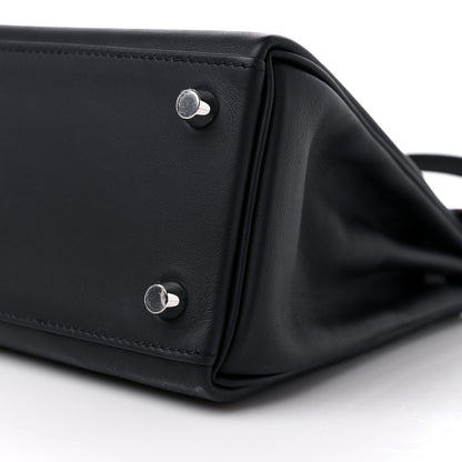 Hermes Swift Colormatic Kelly Retourne 25 Caban Black Chai Gold Etoupe 9 of 12