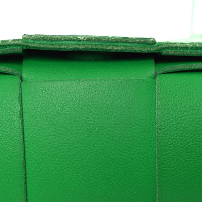 Bottega Veneta Lambskin Maxi Intrecciato Extra Mini Cassette Crossbody Bag Parakeet 7 of 12