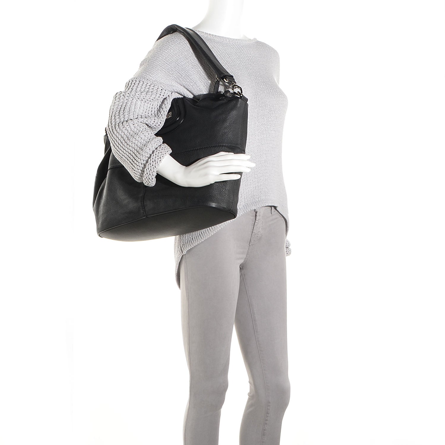 Givenchy Sugar Goatskin Medium Nightingale Black 2 of 10