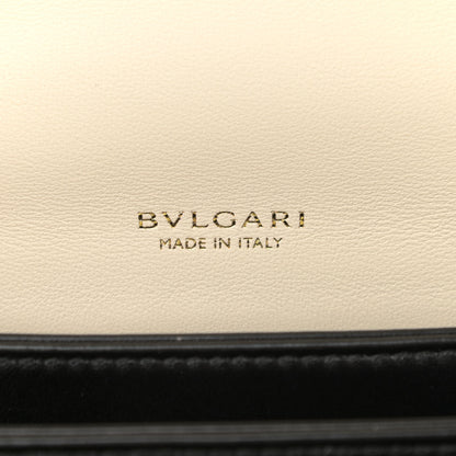 Bulgari Calfskin Matelasse Serpenti Reverse Crossbody Bag Ivory Opal 7 of 11